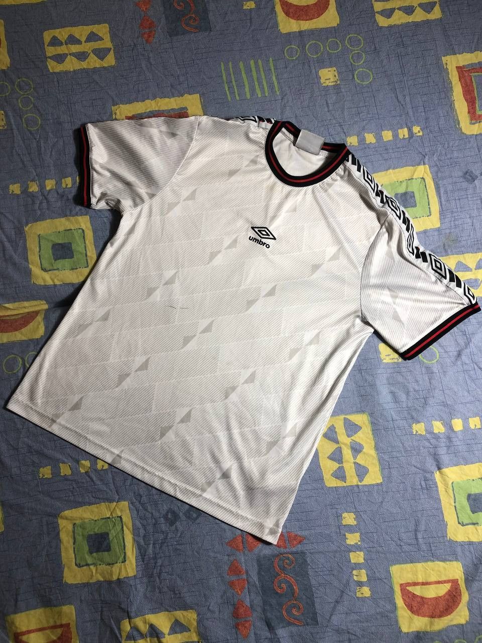 Umbro 90s Vintage Umbro Monogram Jersey RARE Size US S / EU 44-46 / 1 - 9 Thumbnail