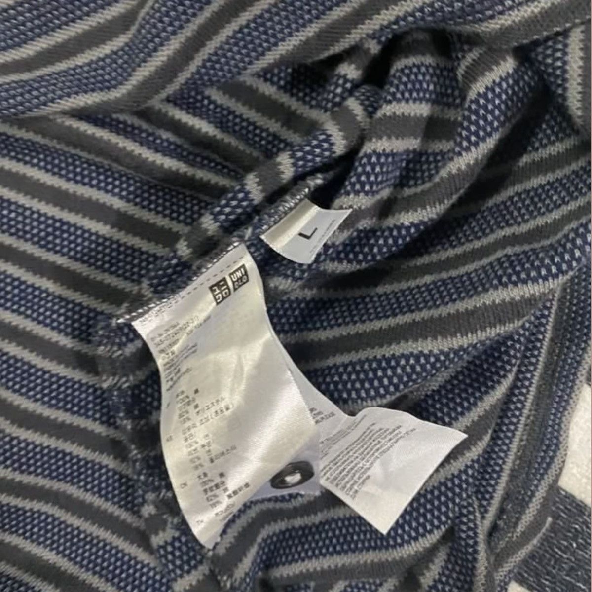 Jun Takahashi RARE JUN TAKAHASHI UNDERCOVER X UNIQLO POCKET STRIPED POLO Size US L / EU 52-54 / 3 - 9 Thumbnail