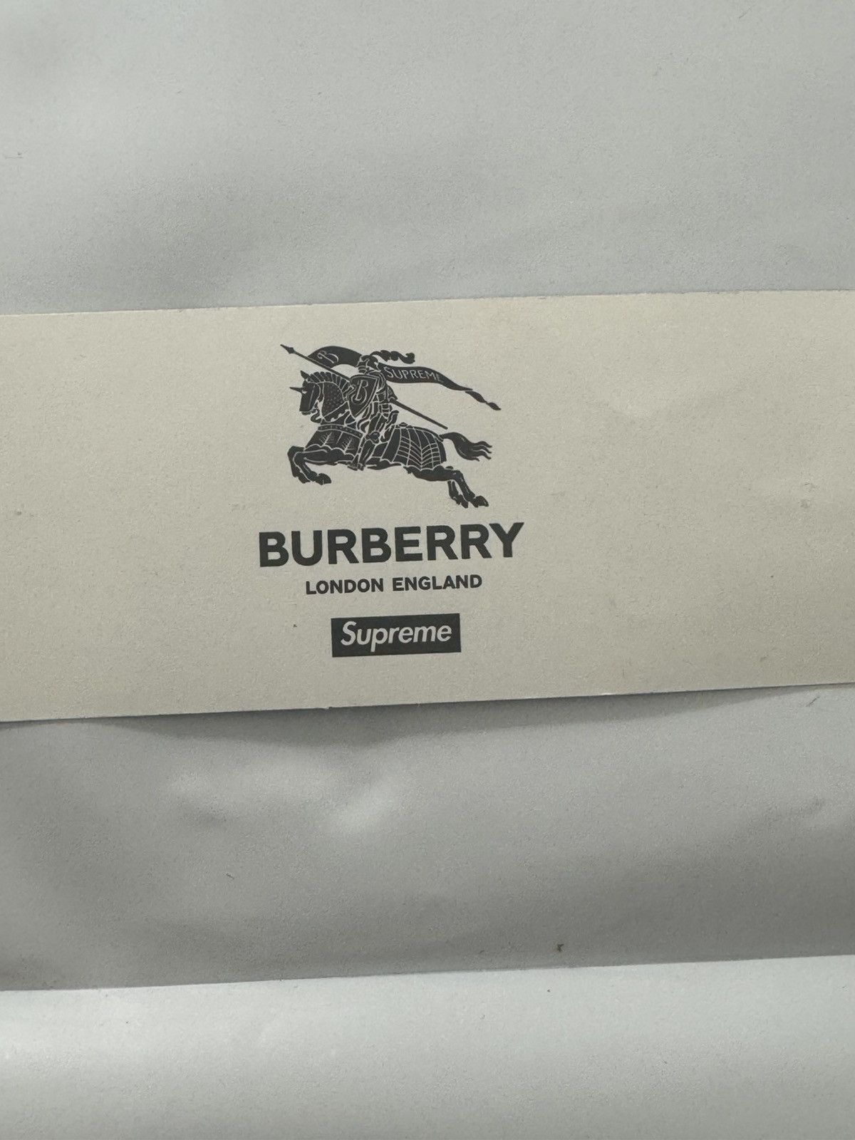 Burberry × Supreme Supreme Burberry Box Logo Sticker Size ONE SIZE - 2 Thumbnail