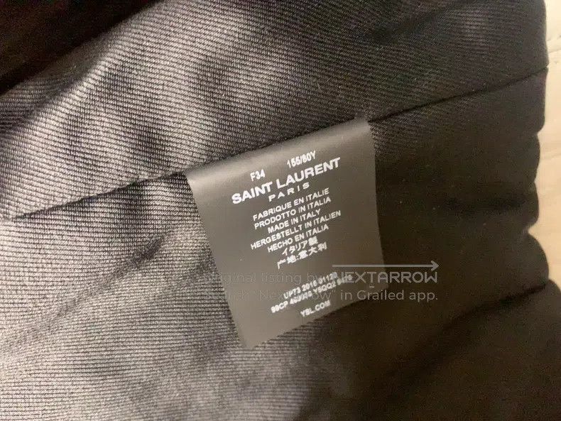 Saint Laurent Paris Saint Laurent Paris White Leather Jacket Size XXS / US 00 / IT 34 - 3 Thumbnail