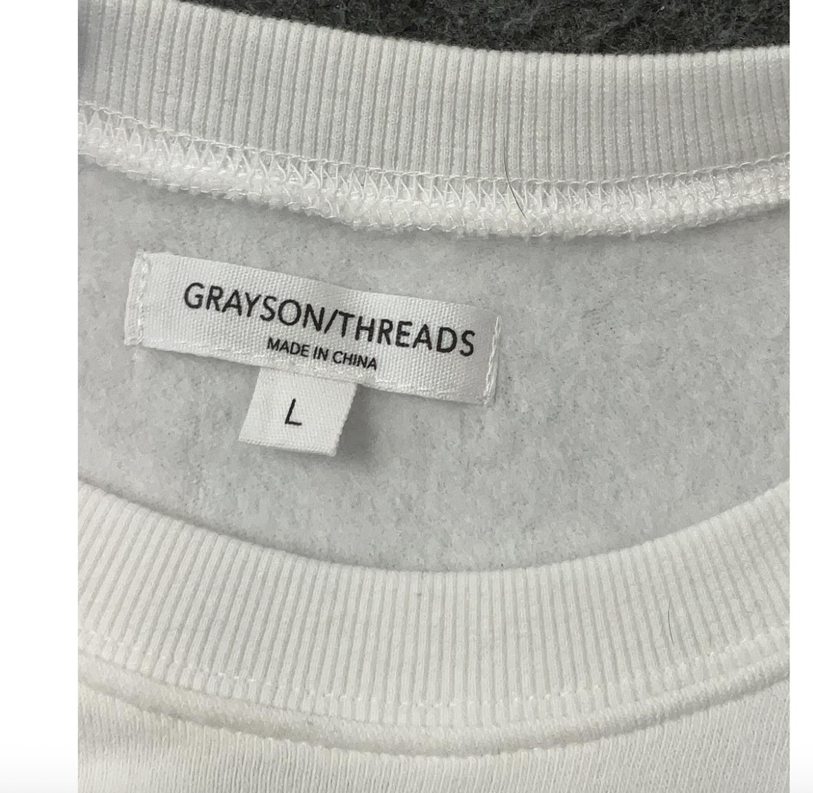 Other Grayson Threads White Crewneck Sweatshirt Size L Apres Ski Size L / US 10 / IT 46 - 3 Thumbnail