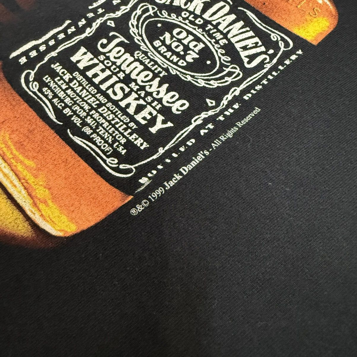 Vintage Vintage Jack Daniels Tennessee Whisky Alcohol Graphic Tshirt Size US L / EU 52-54 / 3 - 8 Thumbnail