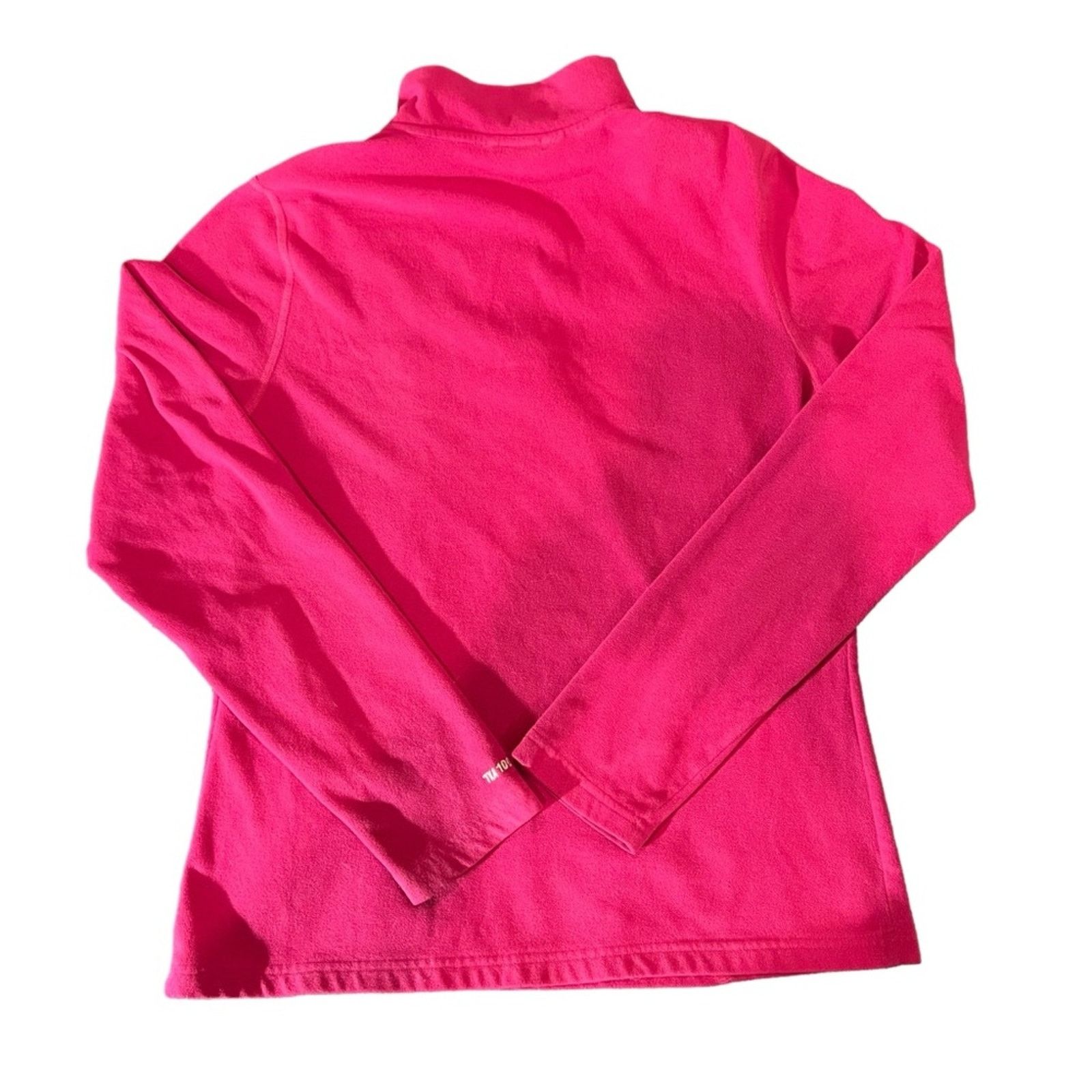 The North Face The North Face Womens Fleece Pullover Pink 1/4 Zip Mock Neck Size M / US 6-8 / IT 42-44 - 6 Thumbnail