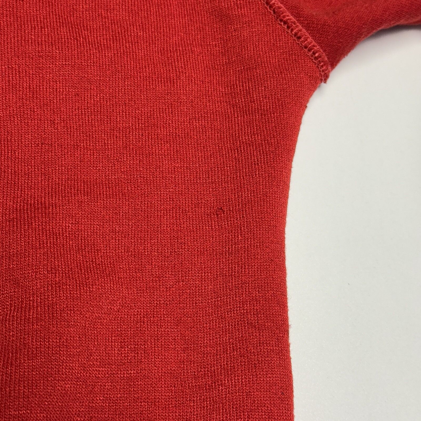 Vintage Vintage 70s 80s Sweat Hoodie Adult S/M Red Sweatshirt Size US M / EU 48-50 / 2 - 11 Thumbnail