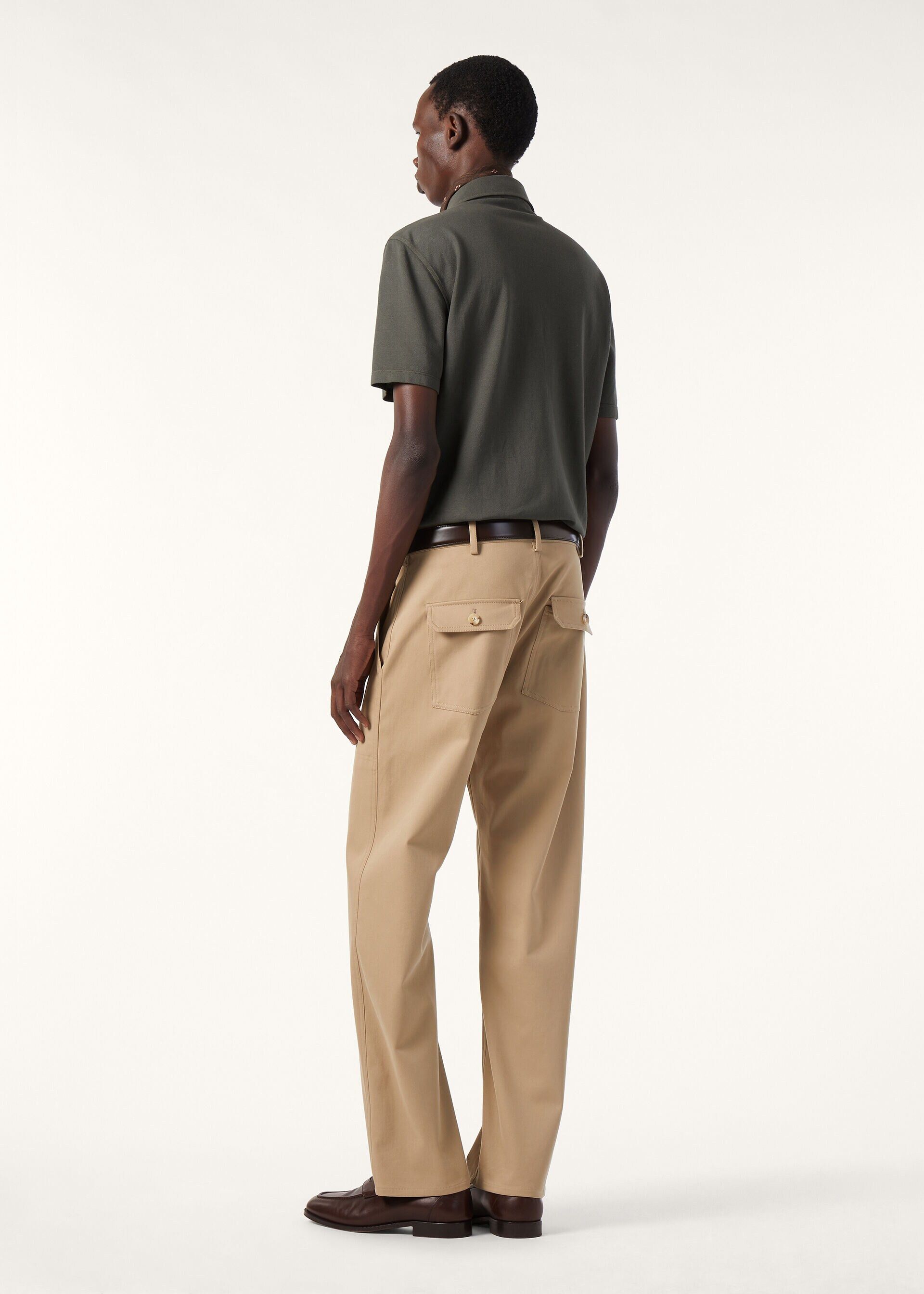 Loro Piana os11x0226 FAP9959 Brenna Polo Shirt in Clorofilla Size US M / EU 48-50 / 2 - 5 Thumbnail