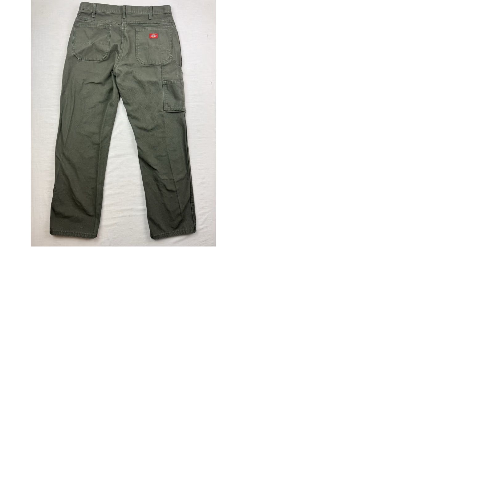 Dickies VINTAGE Dickies Carpenter Canvas Pants Men Green 36x32 Relaxed Grunge Y2K Workwear Casual Size US 36 / EU 52 - 10 Thumbnail