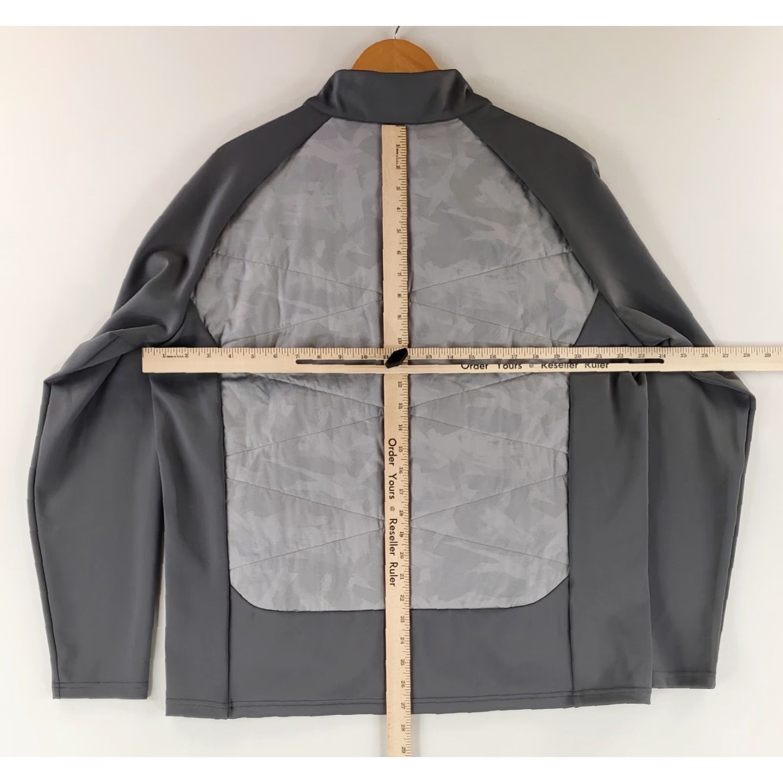 Peter Millar Peter Millar Jacket Full Zip Endeavor Elite Hybrid Gray Long Sleeve Mens L Windbreaker Gray Mens L Size US L / EU 52-54 / 3 - 8 Thumbnail