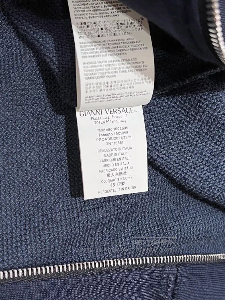 Versace Versace Letter embroidered cardigan sweatshirt Size US M / EU 48-50 / 2 - 8 Thumbnail