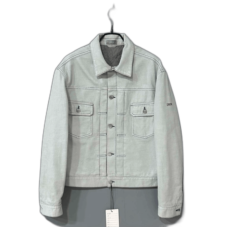 正規品 Christian Dior デニムジャケット Dior Dior Blue Logo Cotton Denim Jacket-2505 | Grailed