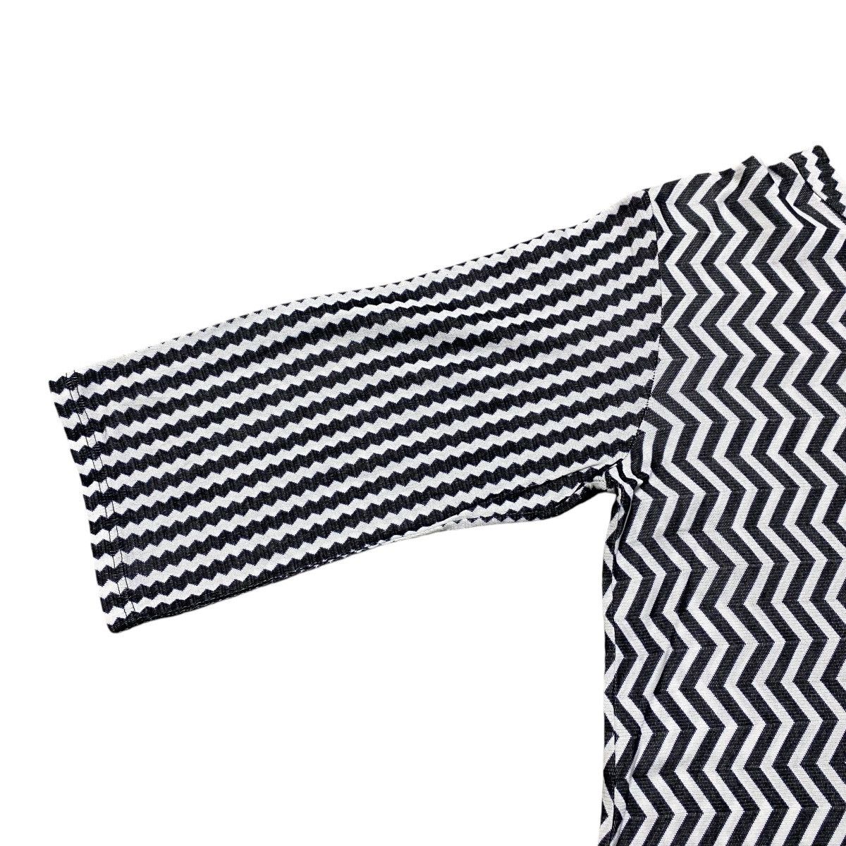 CABANE de ZUCCa Cabane De Zucca Black White Zigzag patern Blouses Size M / US 6-8 / IT 42-44 - 4 Thumbnail
