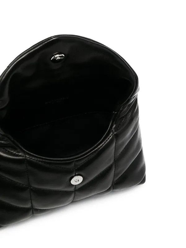 Saint Laurent Paris o1b1hav110225 Size: OS / Puffer Small Pouch With Card Case Size ONE SIZE - 2 Thumbnail