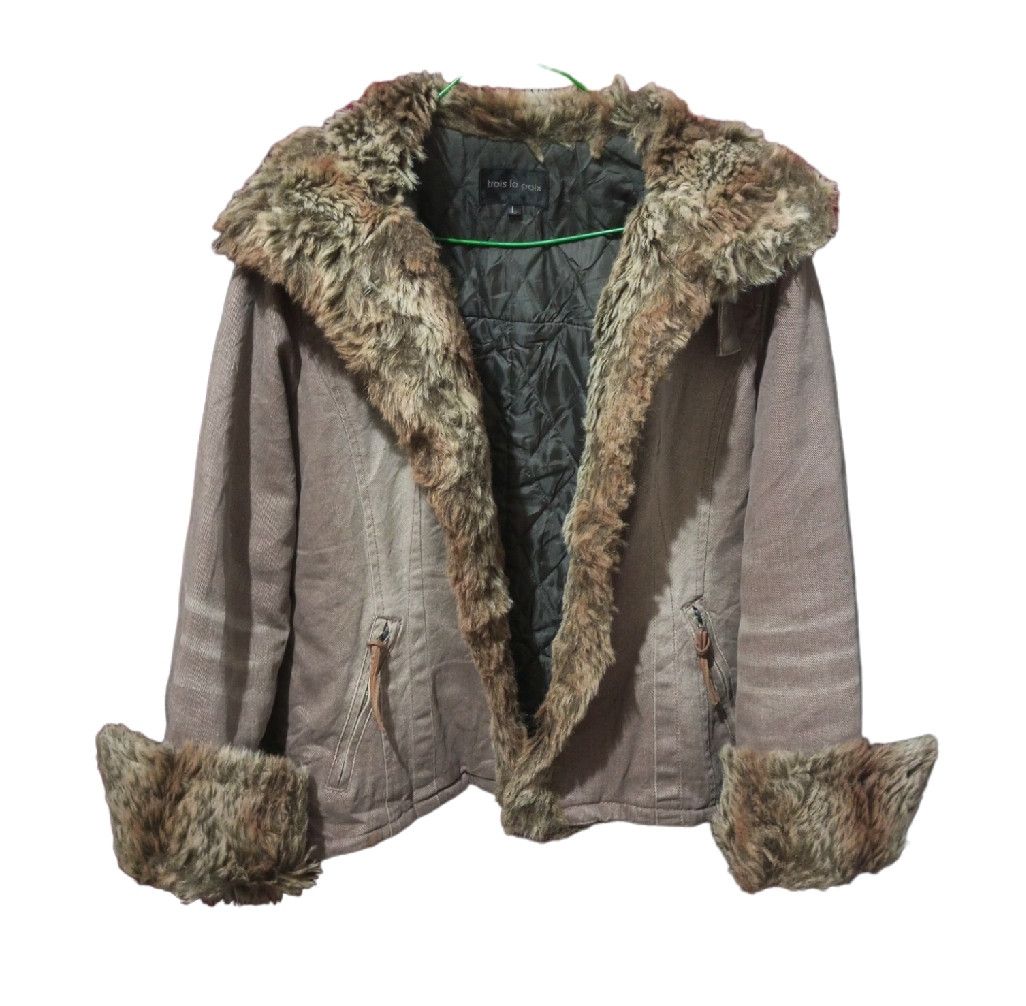 If Six Was Nine Trois La Paix- Jacket Fur Hoodie Ifsixwasnine Lgb Styled Size L / US 10 / IT 46 - 3 Thumbnail