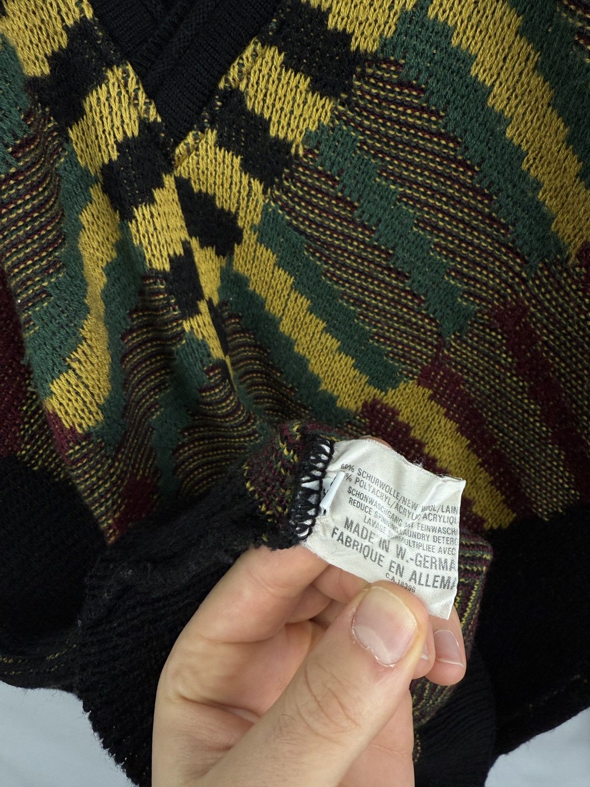Carlo Colucci 🇺🇸 Vintage 90s Carlo Colucci Coogi Style Sweater Kapital s Size US L / EU 52-54 / 3 - 8 Thumbnail