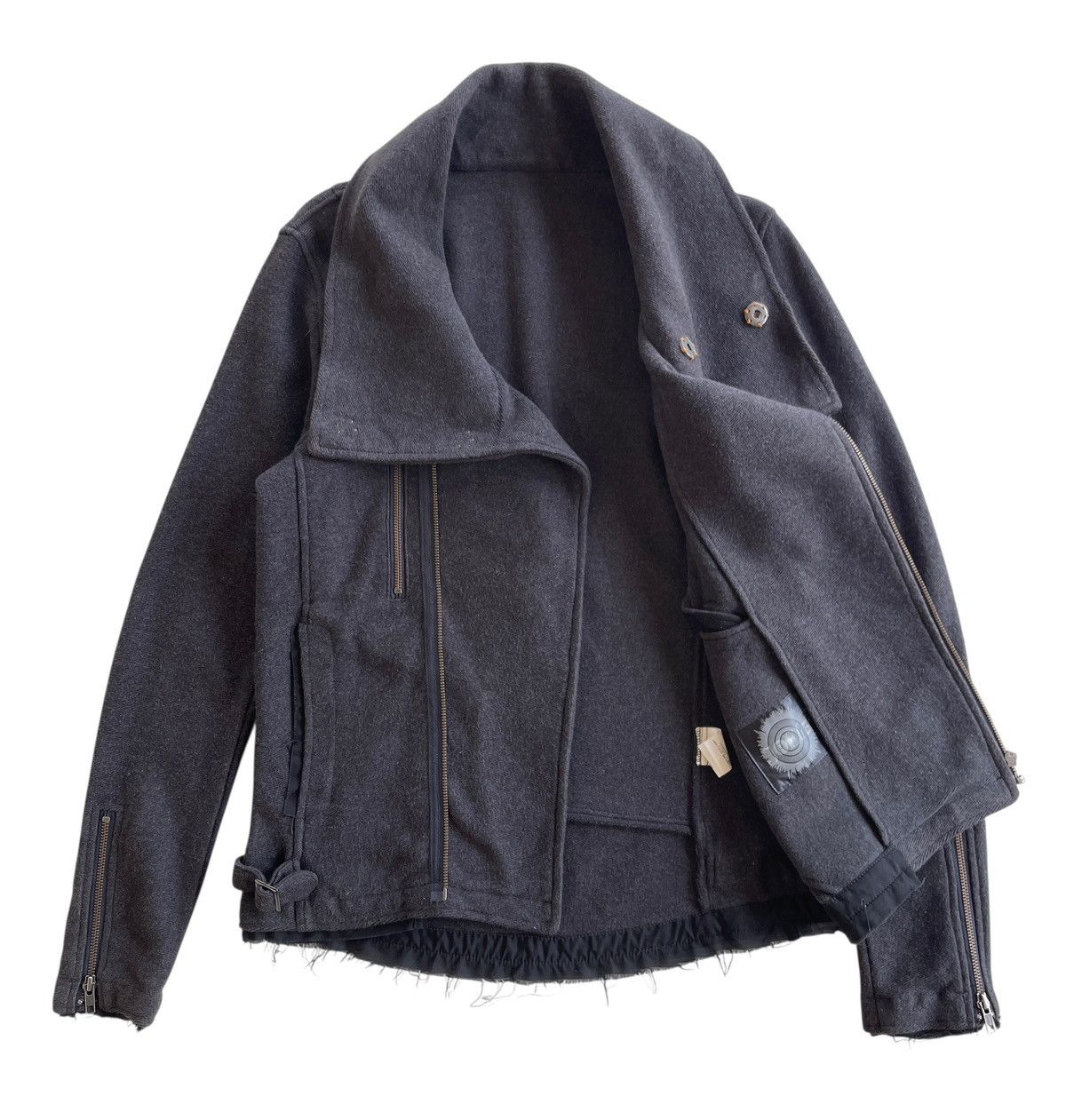 Japanese Brand JPEGG Melton Riders Jacket Size US S / EU 44-46 / 1 - 8 Thumbnail