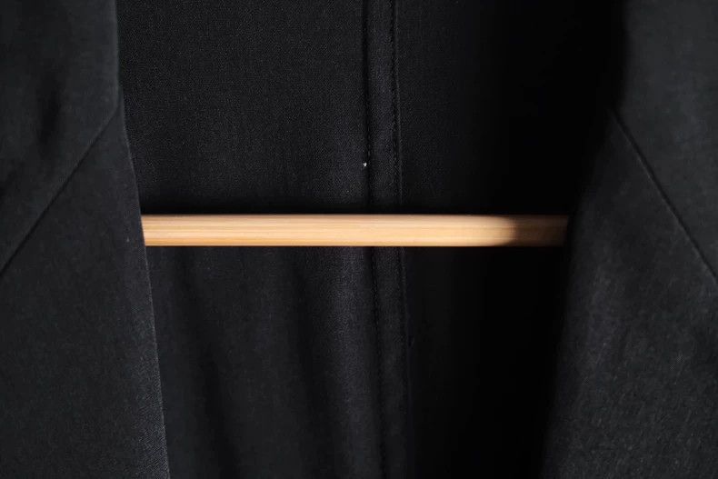 Yohji Yamamoto Yohji Yamamoto Yohji Yamamoto Black Jacket with Minimal We Size US S / EU 44-46 / 1 - 8 Thumbnail