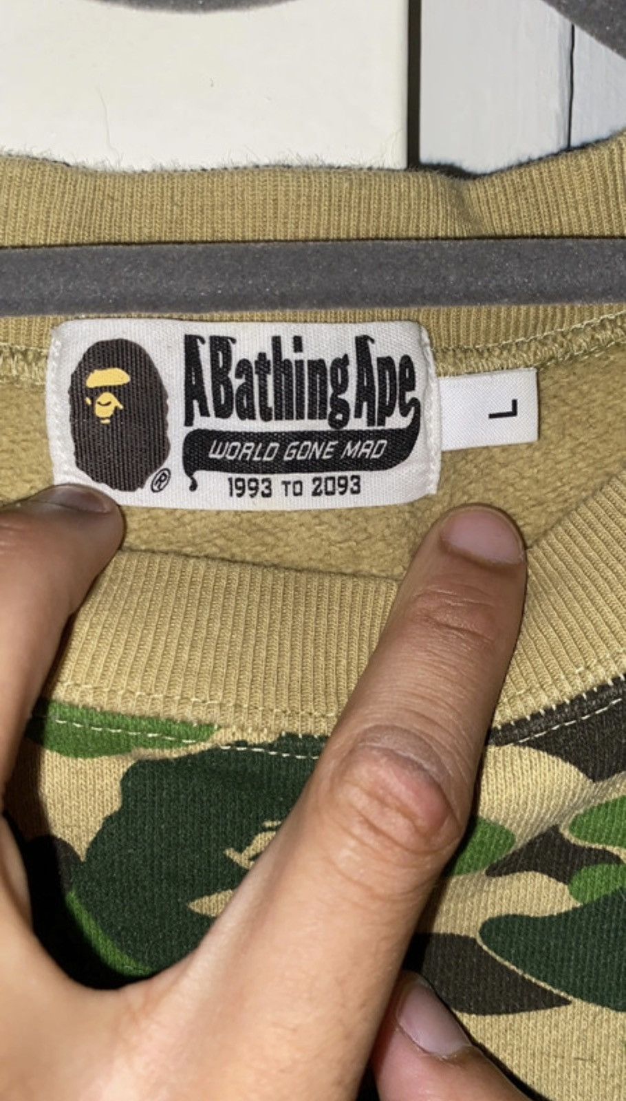 Bape Bape ABC Camo crewneck Bape print Size US L / EU 52-54 / 3 - 2 Thumbnail