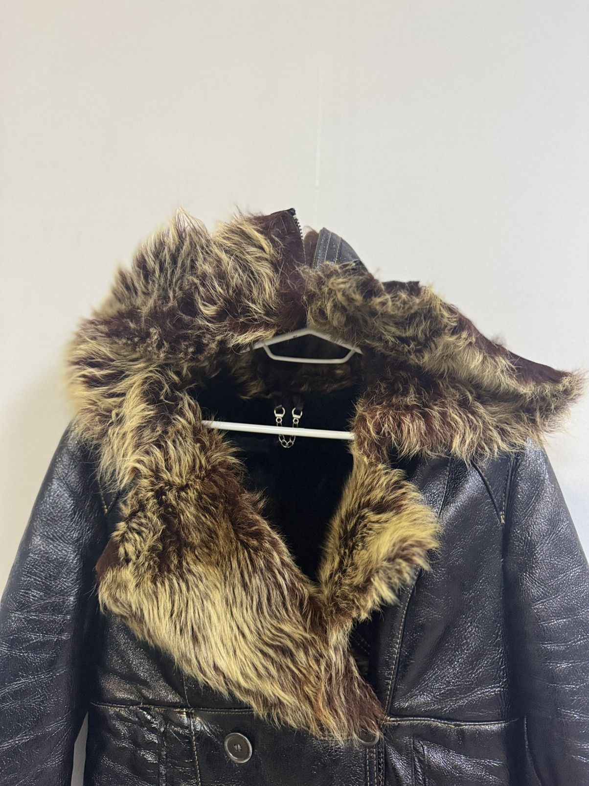 If Six Was Nine × Japanese Brand Y2K Jacket Eco Faux Leather Fur lgb Size S / US 4 / IT 40 - 8 Thumbnail