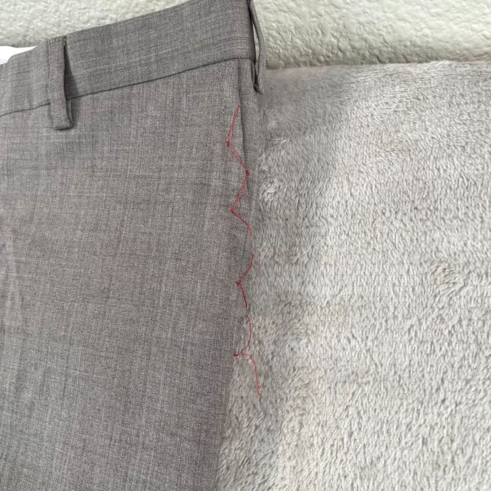 Isaia VINTAGE Isaia Napoli Wool Flat Front Trousers Pants Men EU48 US32 Medium Brown NWT 250 Size US 32 / EU 48 - 3 Thumbnail
