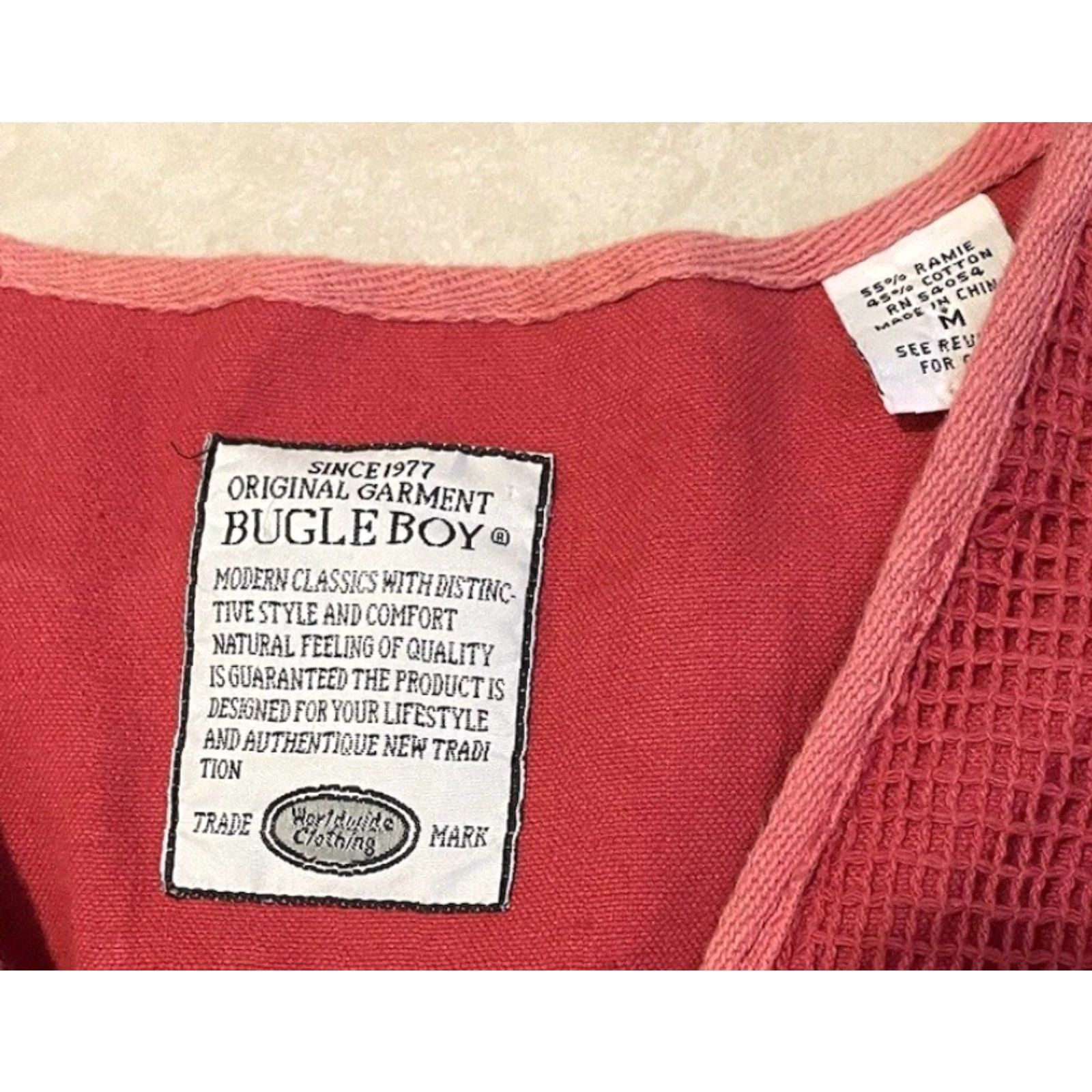 Bugle Boy Vtg 90s Bugle Boy Tactical Vest M Army Tech Hip Hop Grunge Gorp Utility OP Y2K Jacket Mens Red Size US M / EU 48-50 / 2 - 4 Thumbnail