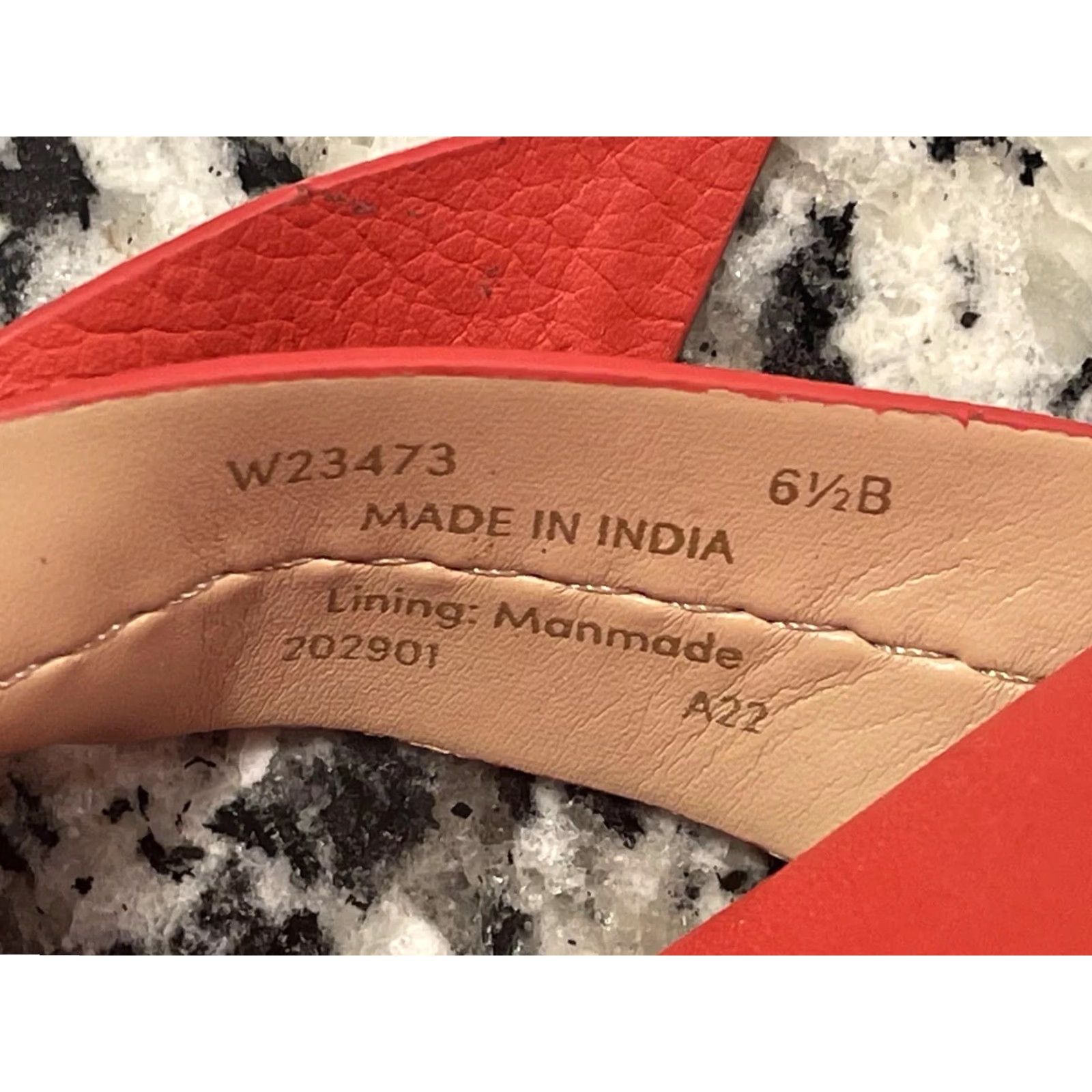 Cole Haan Cole Haan Sandal Women Cloud All Day Leather Slide 6.5 True Red W23473 Size US 6.5 / IT 36.5 - 6 Thumbnail