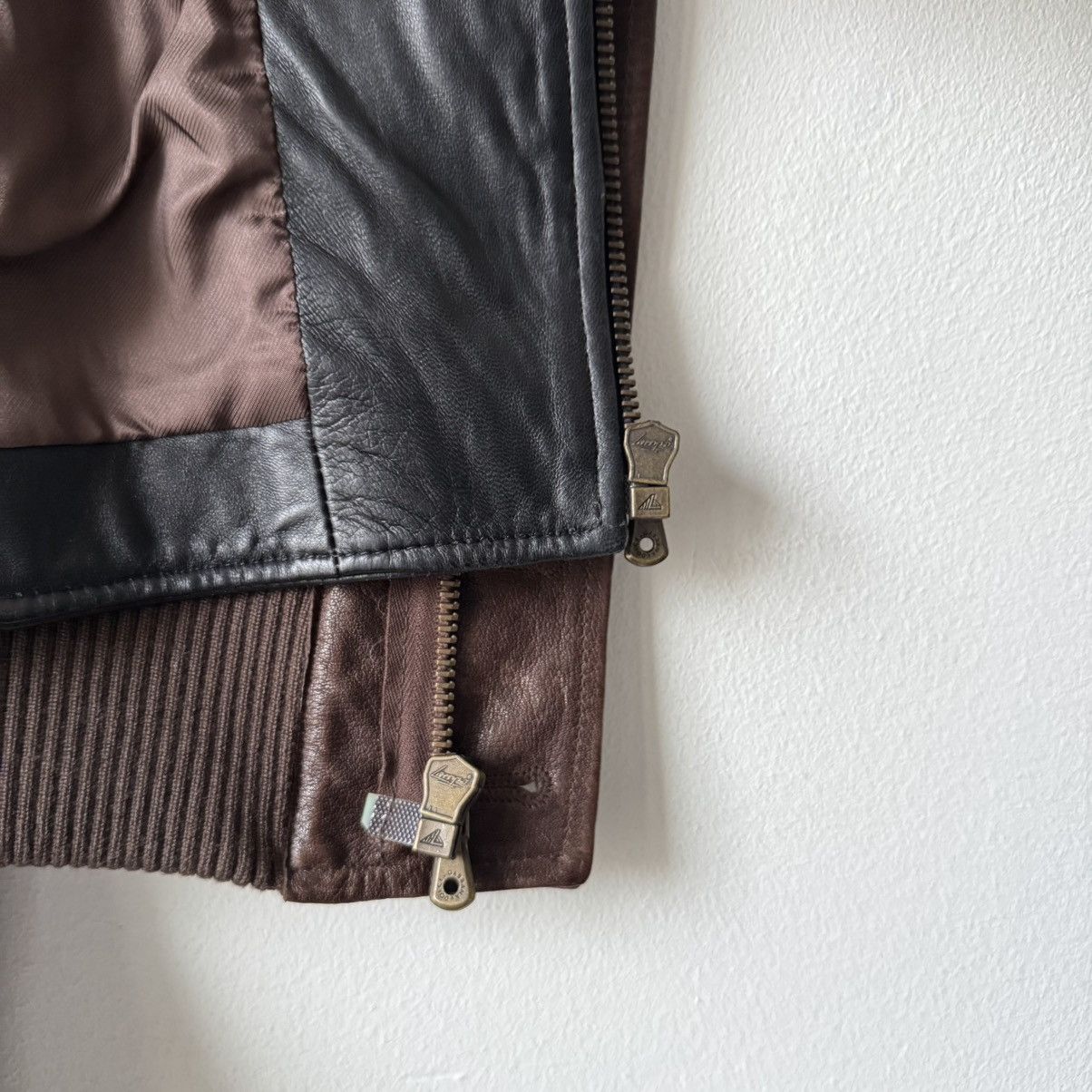Dolce & Gabbana Dolce & Gabbana FW2005 Double Layered Bomber Leather Jacket Size US L / EU 52-54 / 3 - 13 Thumbnail