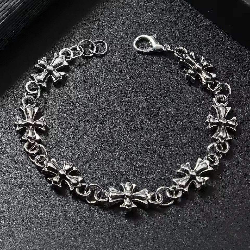 Gothic Star Bracelet Silver Vintage Bracelet Y2K