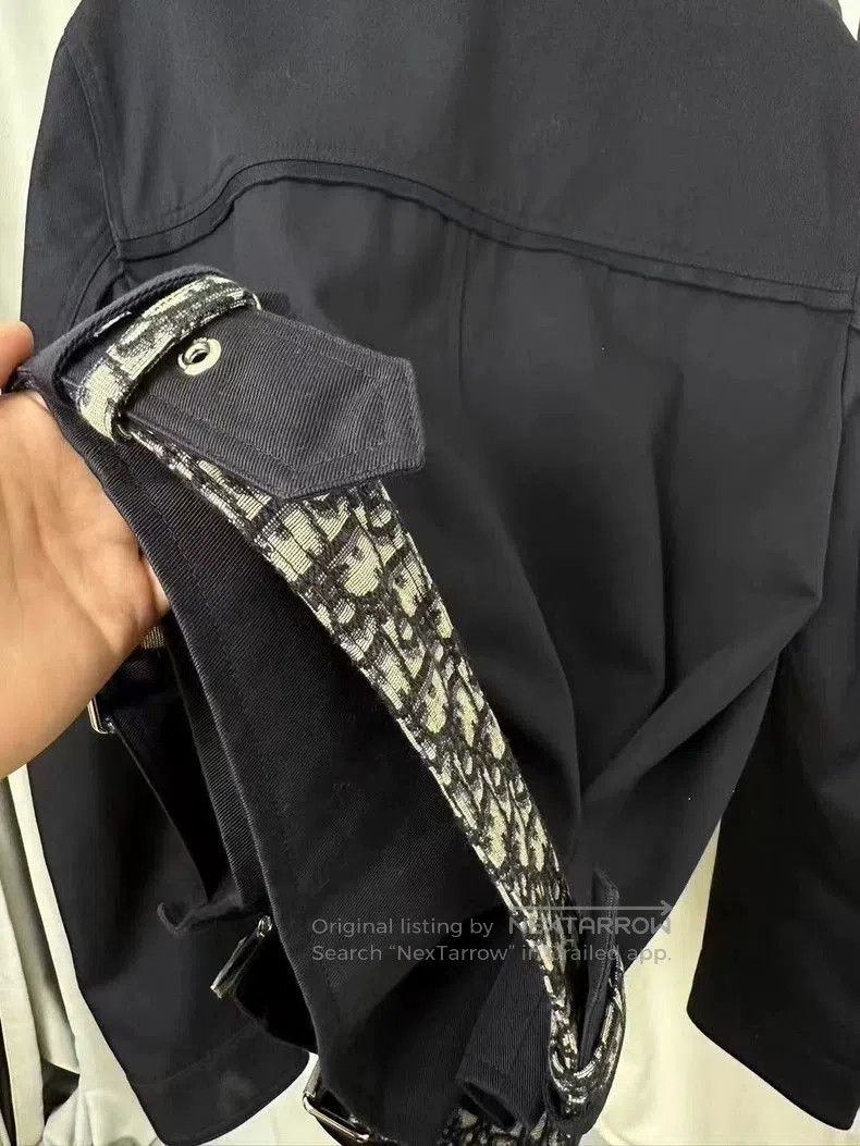 Dior Dior x KAWS Belted Logo Jacket. Size US XL / EU 56 / 4 - 4 Thumbnail