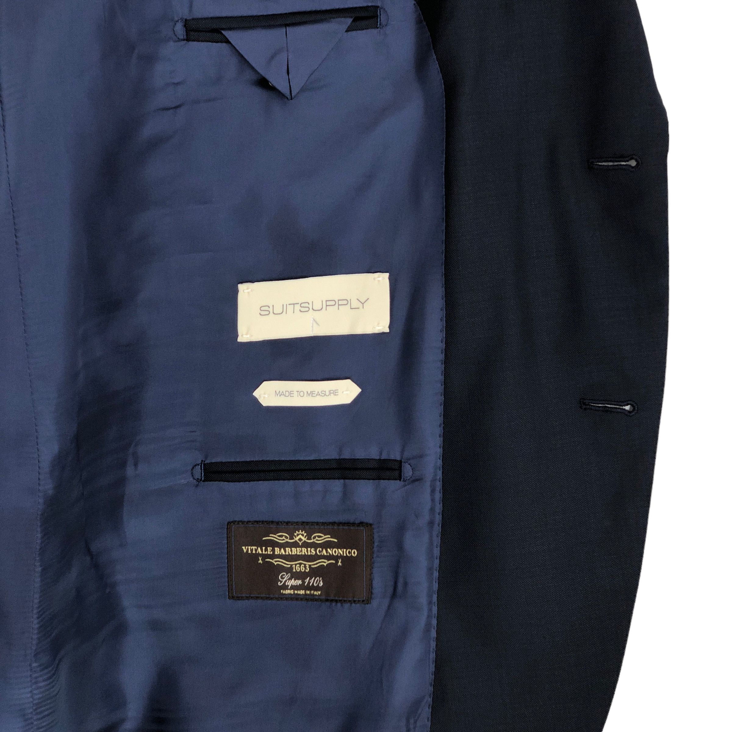 Suitsupply SUITSUPPLY Lazio Wool Formal Suit EU:35; UK/US:60 - W50 L33 Size 54R - 13 Thumbnail