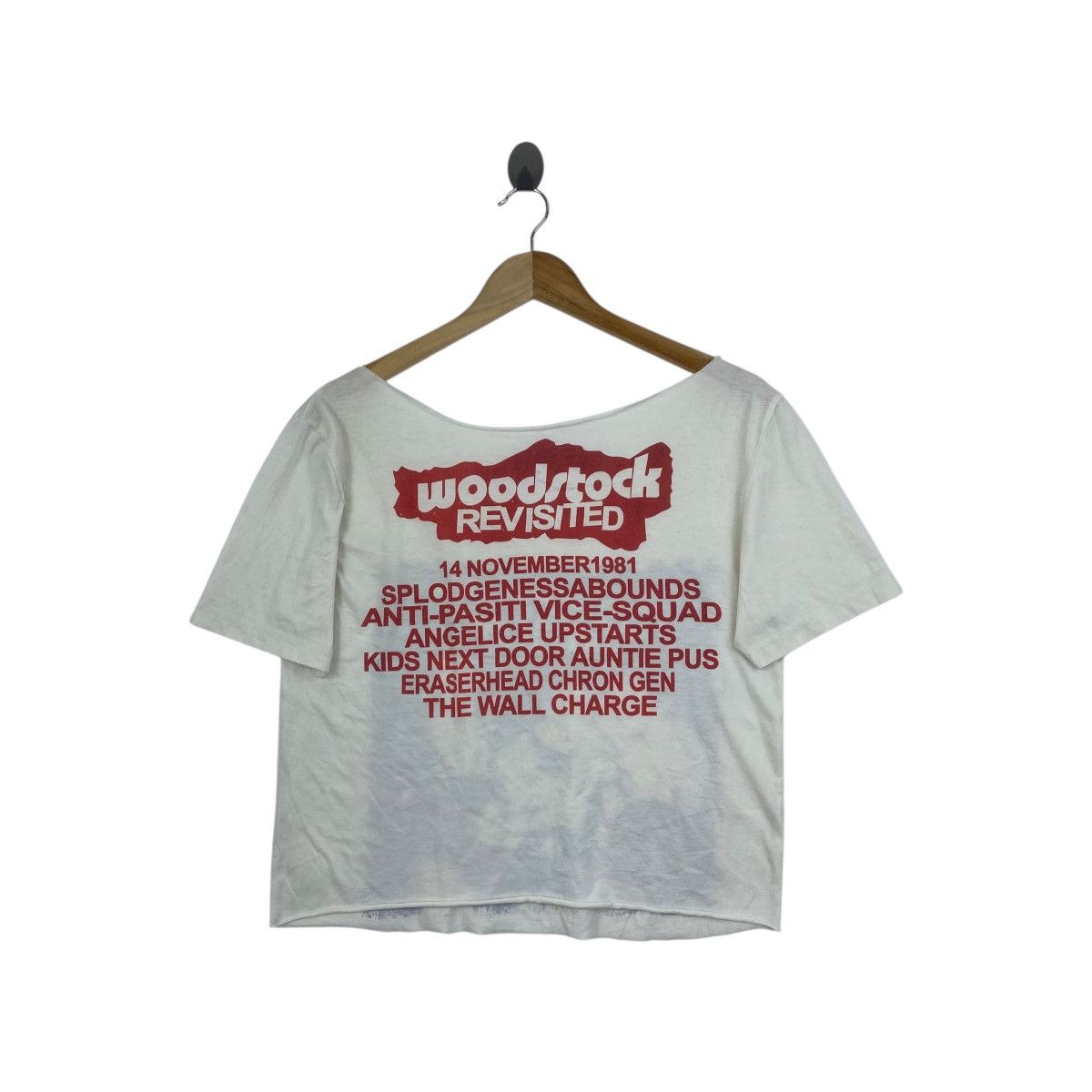 Band Tees Vintage 80s WOODSTOCK REVISITED Anti Pasti Vice Squad Punk Size US S / EU 44-46 / 1 - 4 Thumbnail