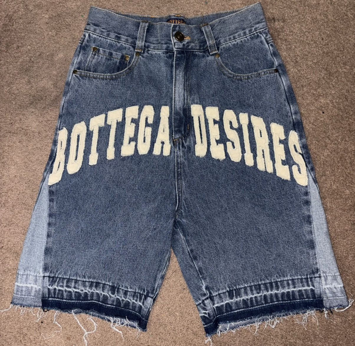 Bottega Desires Bottega Desires Frayed Denim Shorts Size US 28 / EU 44 - 1 Thumbnail