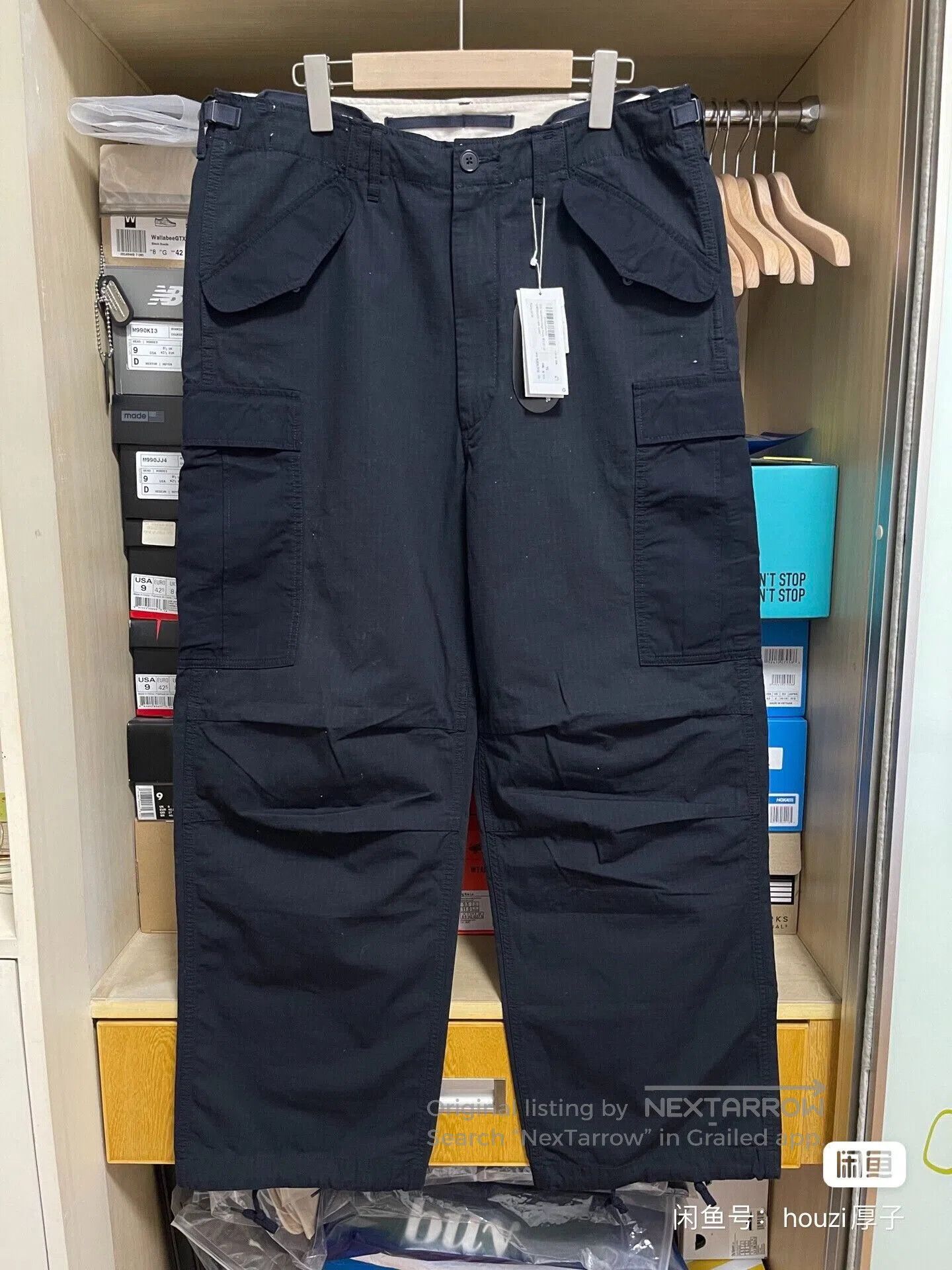 Nanamica Nanamica Cargo Pants in Navy Blue. Size US 32 / EU 48 - 7 Thumbnail