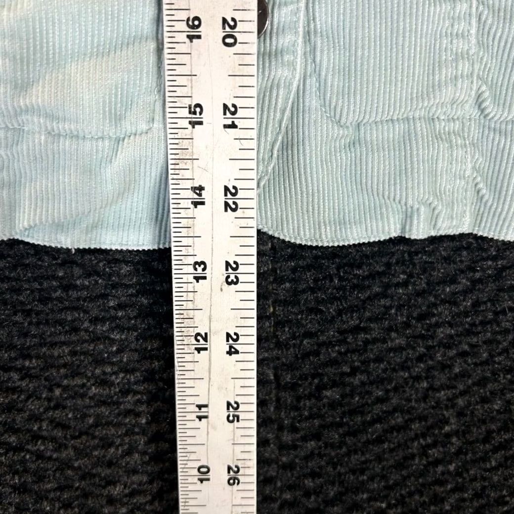 Vintage LL Bean Womens Petite Medium Corduroy Trucker Jacket Light Blue Cotton Size M / US 6-8 / IT 42-44 - 5 Thumbnail