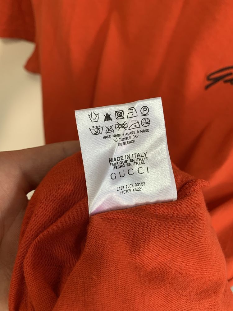 Gucci Gucci Vintage Orange T-shirt Size US S / EU 44-46 / 1 - 6 Thumbnail