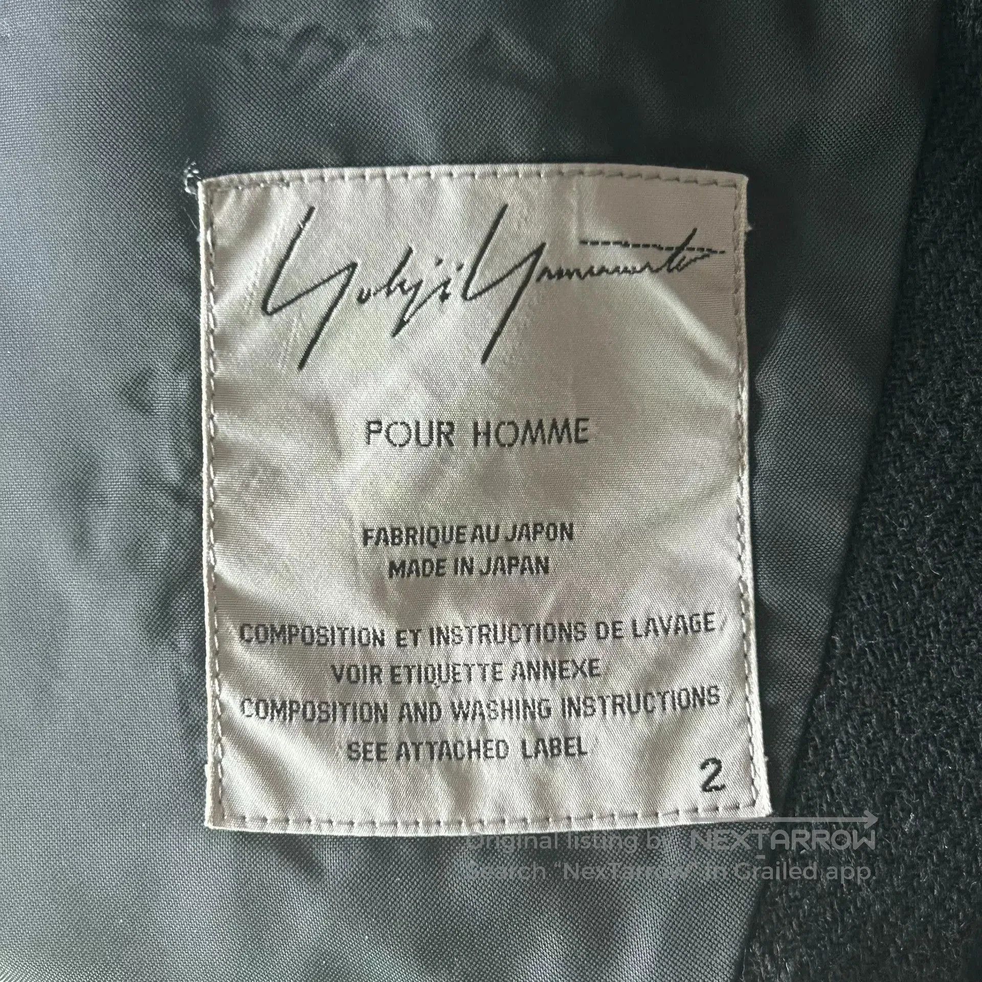 Yohji Yamamoto Yohji Yamamoto Black Suit Jacket with Leather. Size US M / EU 48-50 / 2 - 6 Thumbnail