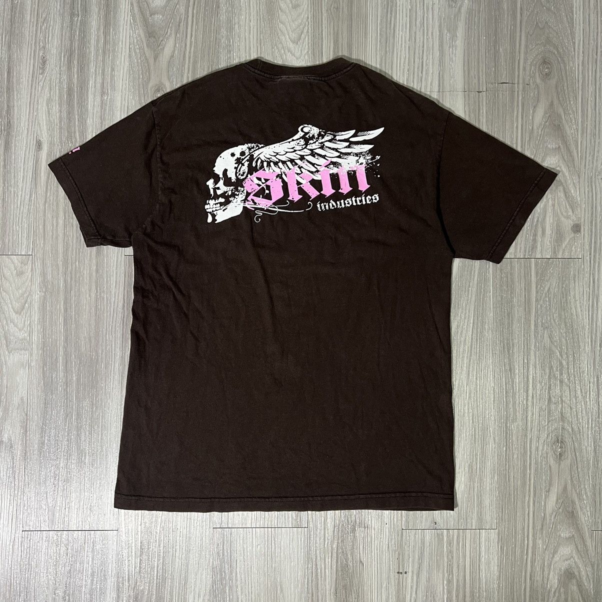 Vintage Vintage Skin Industries 90s Skate Brand Tee Size US L / EU 52-54 / 3 - 8 Thumbnail
