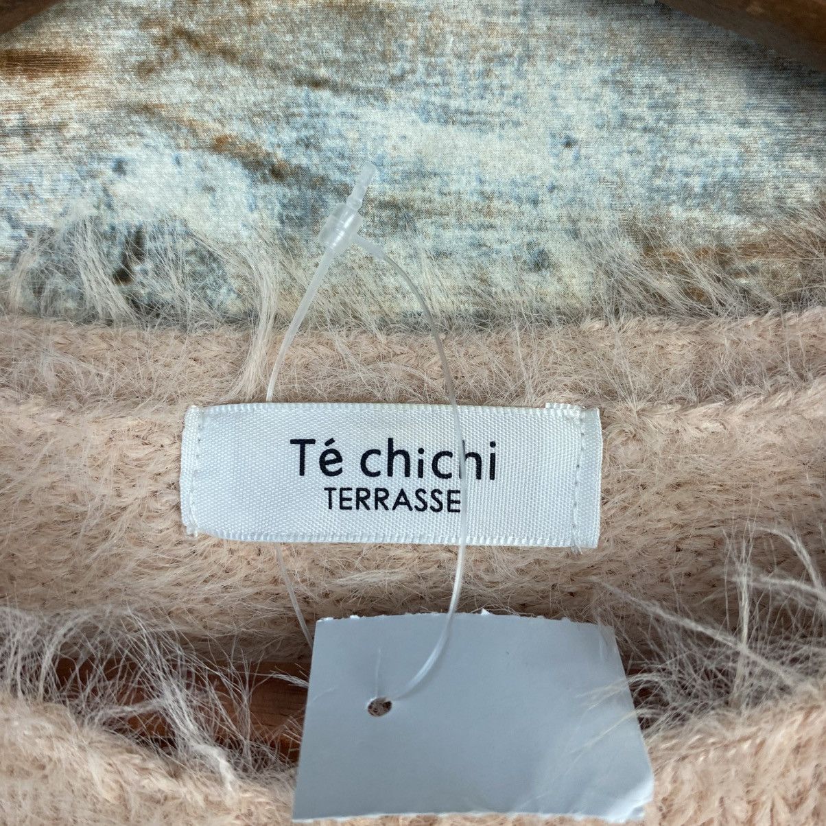 Japanese Brand DL Te Chichi Pink Mohair fur shaggy Knitwear #C1086 Size XS / US 0-2 / IT 36-38 - 9 Thumbnail