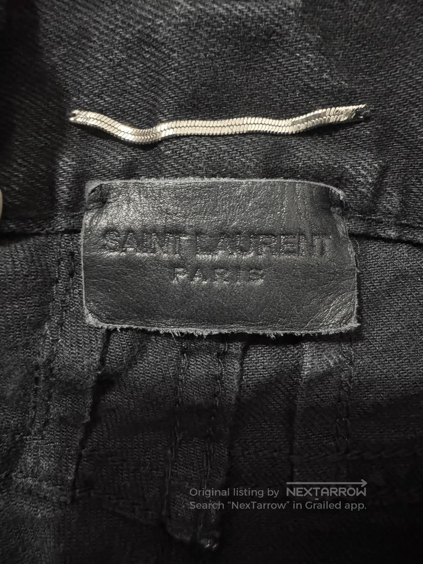Saint Laurent Paris Saint Laurent Black Skinny Jeans. Size US 32 / EU 48 - 6 Thumbnail