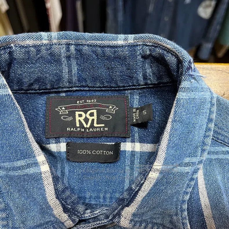 RRL Ralph Lauren RRL Ralph Lauren Old-Style Washed Work Shirt Size US S / EU 44-46 / 1 - 4 Thumbnail