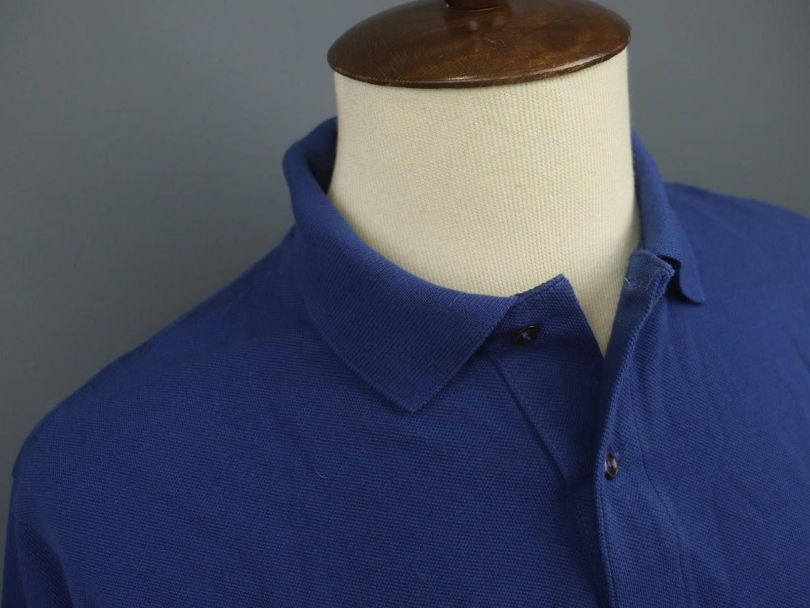 Lacoste Lacoste Blue 100% Cotton Collared Polo Shirt Size 4XL Size US XXL / EU 58 / 5 - 3 Thumbnail