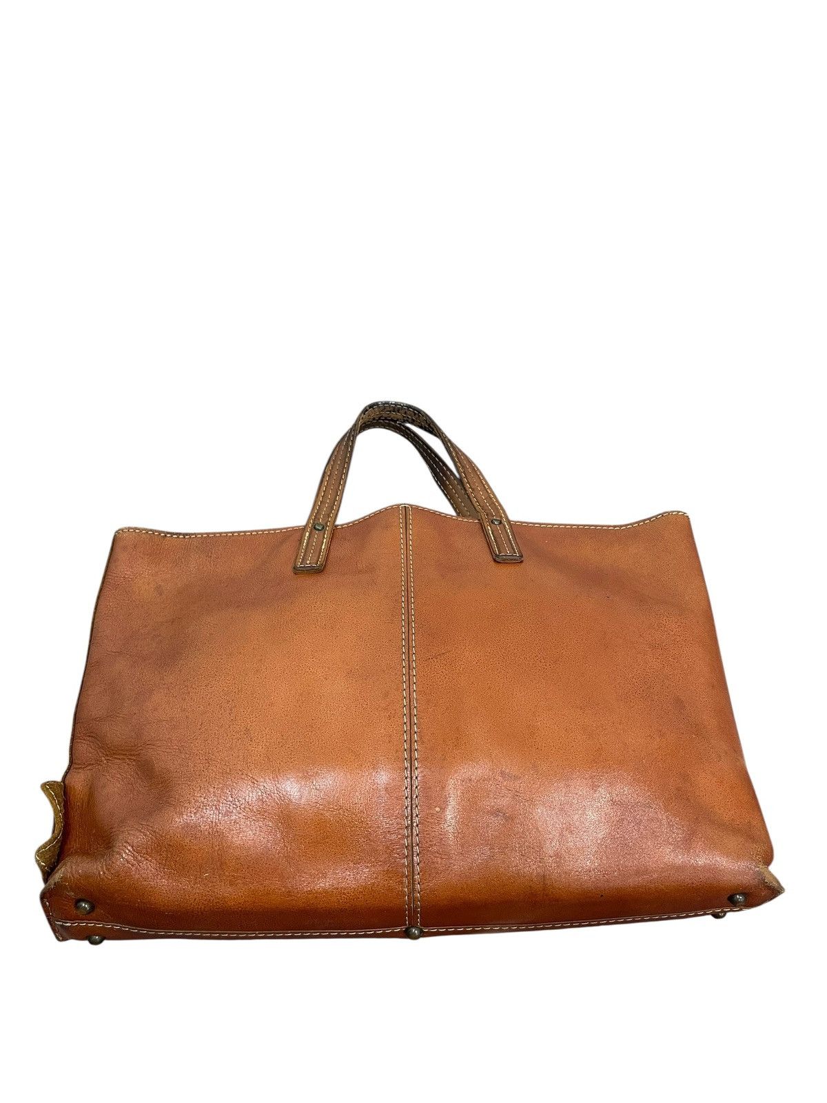 Leather Full Leather Artisan Deux Moncx Japan Tote Bag 6🟩 Size ONE SIZE - 4 Thumbnail