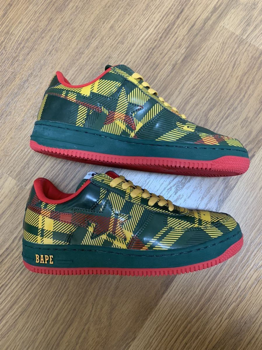 Bape Bape Bapesta Isetan Pattern 2008 Size US 9 / EU 42 - 4 Thumbnail