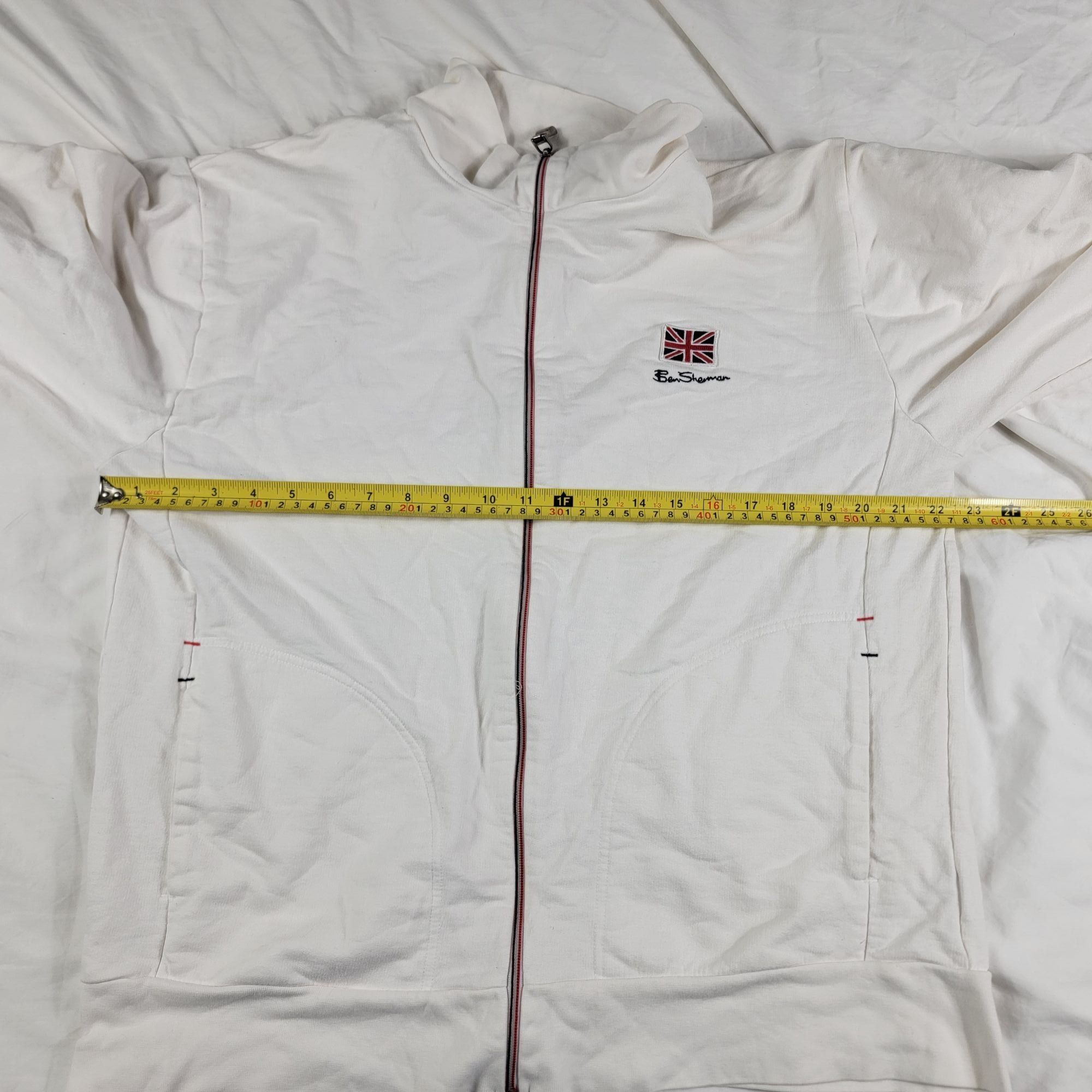 Ben Sherman Ben Sherman Mens XL White Track Jacket Casual Winter Warm Ou Size US XL / EU 56 / 4 - 7 Thumbnail