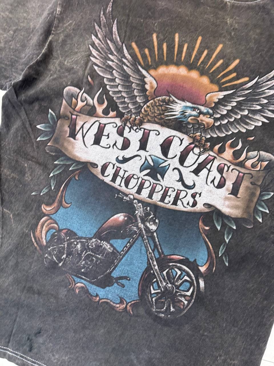 West Coast Choppers Vintage West Coast Choppers Eagle Bike T Shirt Moto 90s USA Size US XL / EU 56 / 4 - 16 Thumbnail