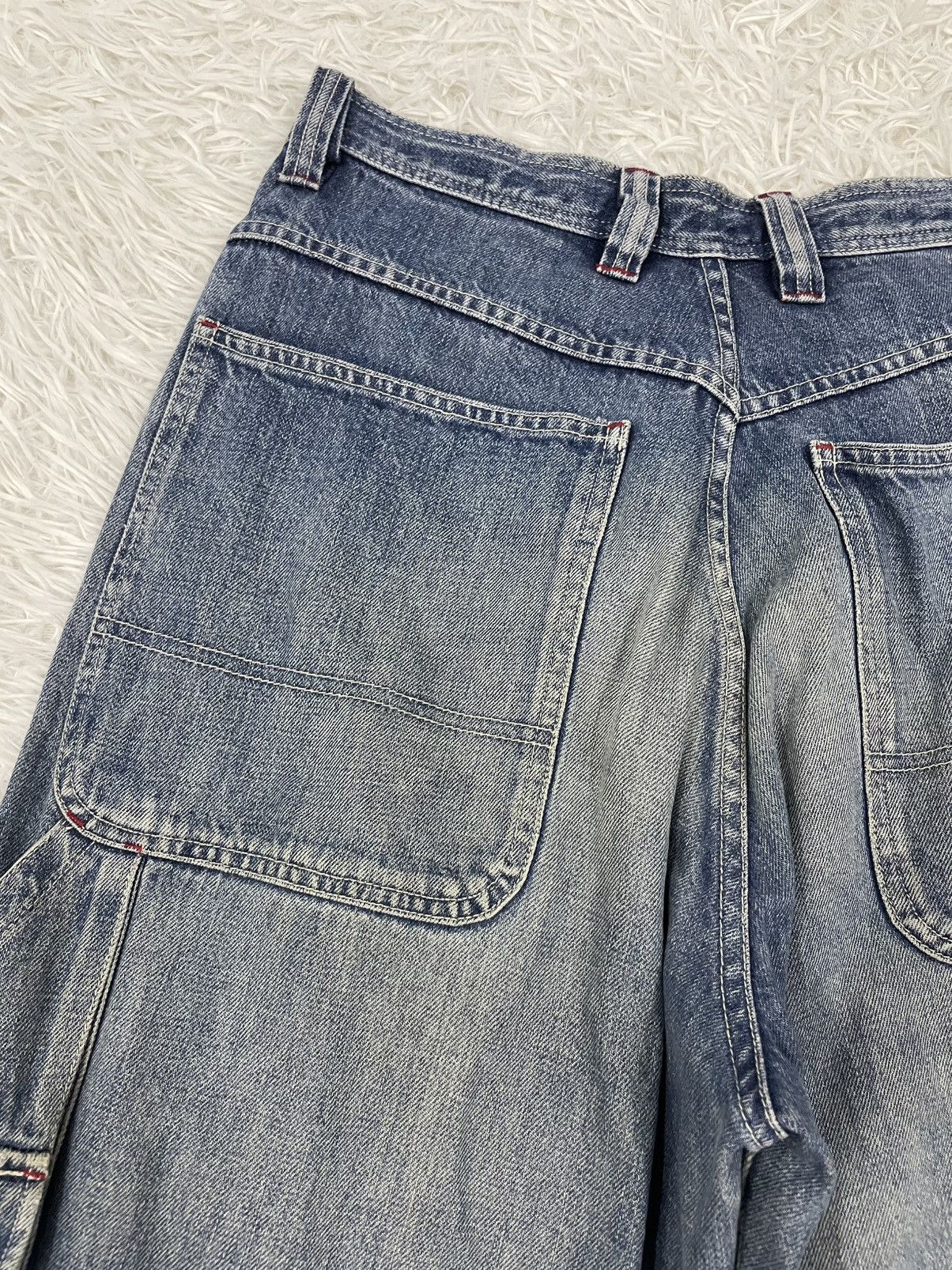 Japanese Brand Piko Hawaiian Carpenter Cargo Jeans Pant Size US 32 / EU 48 - 12 Thumbnail