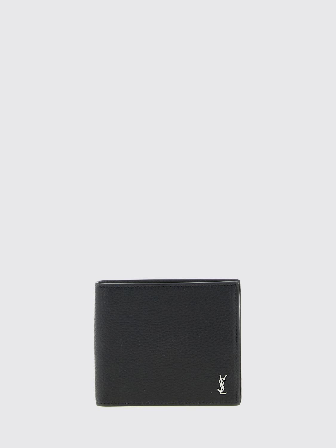 Saint Laurent Paris Saint Laurent Wallet Men Black Size ONE SIZE - 1 Thumbnail