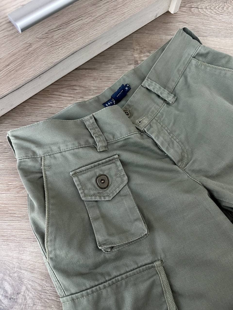 Polo Ralph Lauren × Vintage Vintage Polo Ralph Lauren Green Pocket Zip Cargo Pants Size US 36 / EU 52 - 12 Thumbnail
