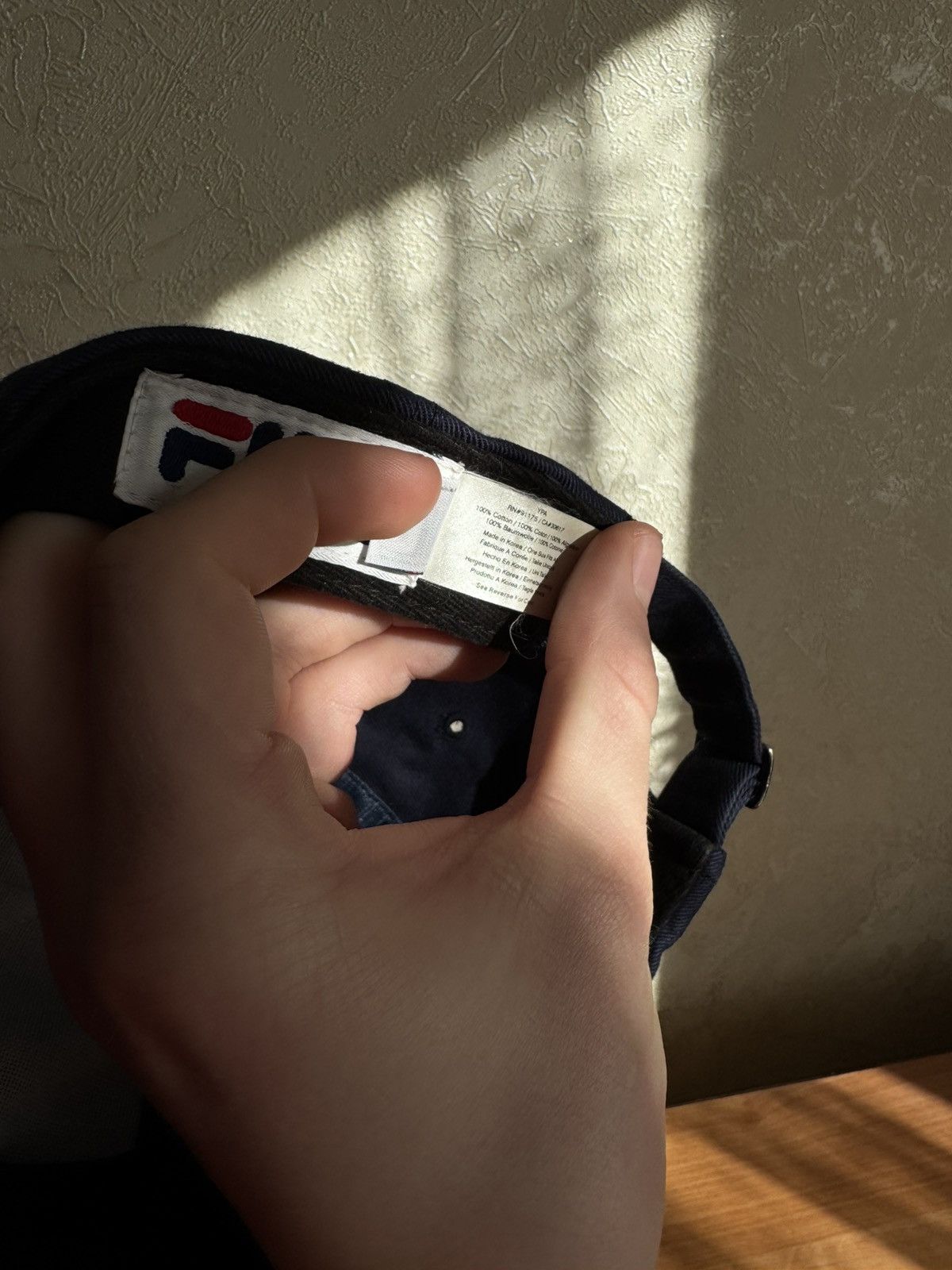 Fila Vintage Fila Oval Logo Embroidered Cap – Navy Blue Size ONE SIZE - 5 Thumbnail