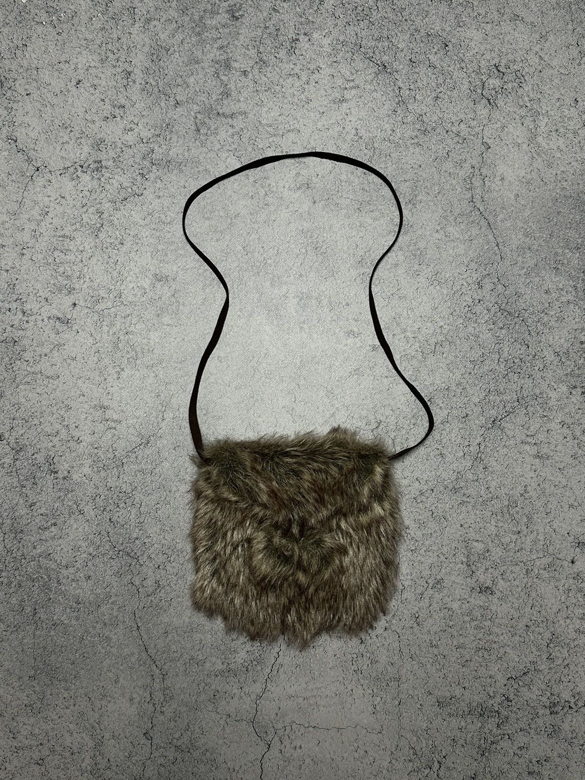 If Six Was Nine Vintage Faux Fur Mohair Y2K Crossbody Shoulder Bag Size ONE SIZE - 1 Thumbnail