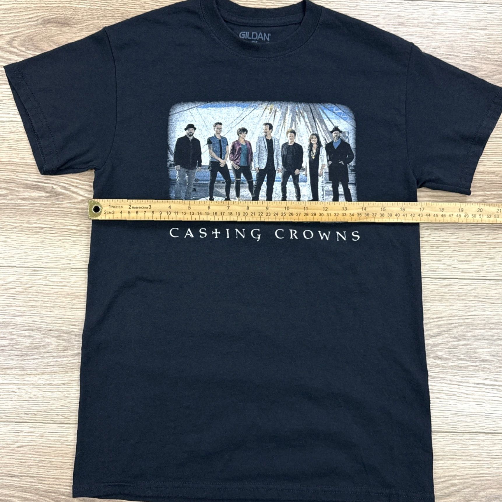 Gildan Casting Crowns 2019 Only Jesus Tour Double-Sided T Shirt Size Small Men Black Short Sleeve Gildan Shirt Size US S / EU 44-46 / 1 - 6 Thumbnail