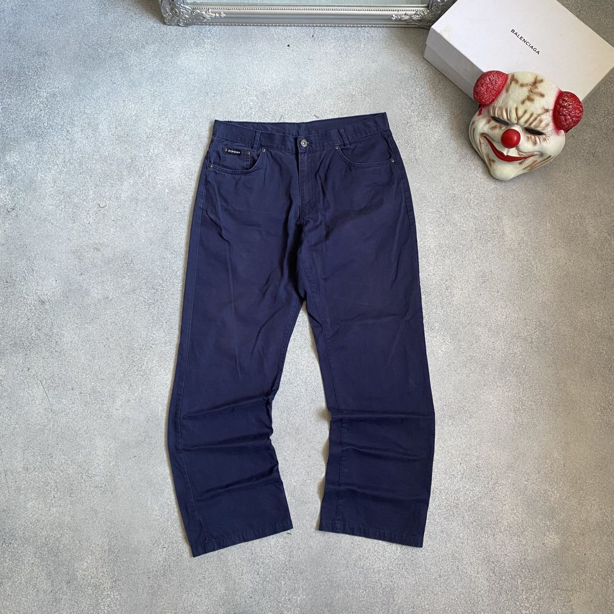 Yves Saint Laurent Vintage Yves Saint Laurent jeans YSL Embroidered big logo Size US 34 / EU 50 - 7 Thumbnail